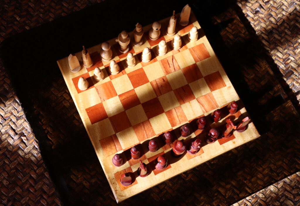 Khasi Chess Set displayed at London