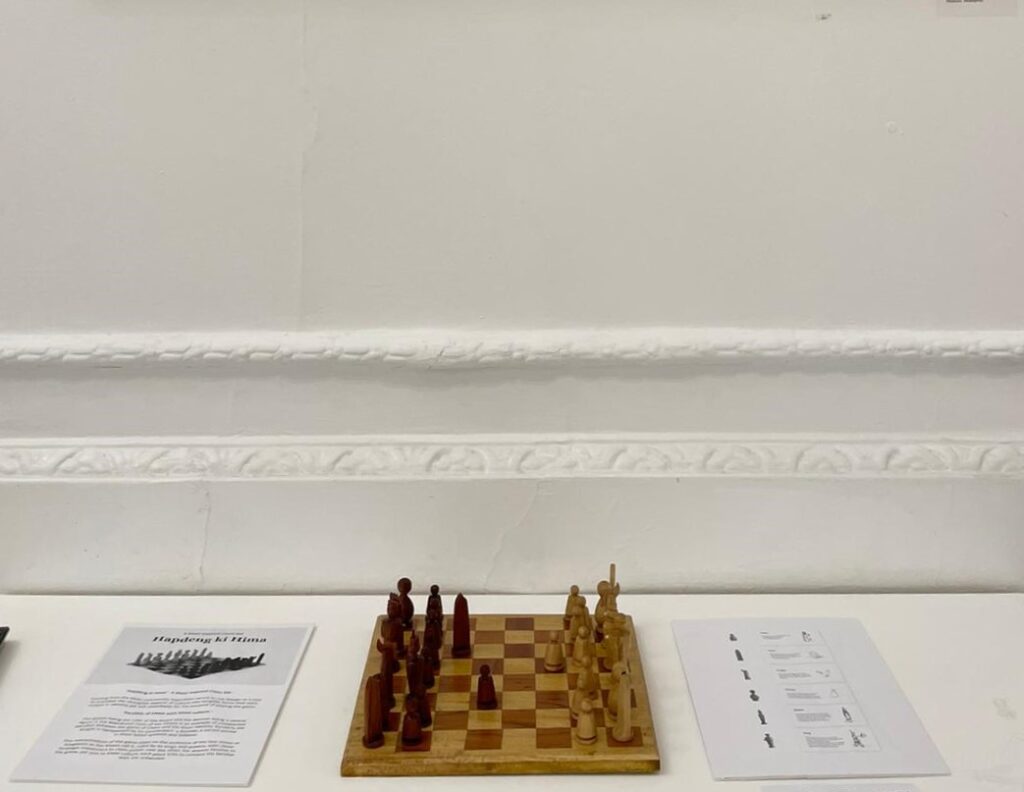 Khasi Chess Set displayed at London